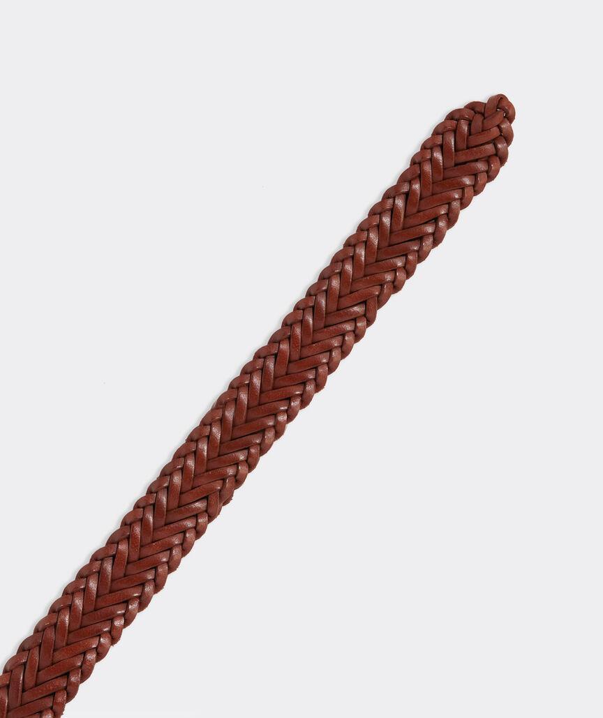 Flat Braided Leather Belt Product Image