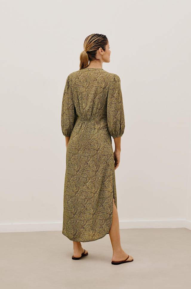 R23 D2 Fran Detail Midi Cover Up - Ortiz Green, Size: L Product Image