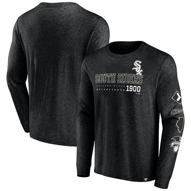 Mens Fanatics Branded Chicago White Sox High Whip Pitcher Long Sleeve T-Shirt Product Image