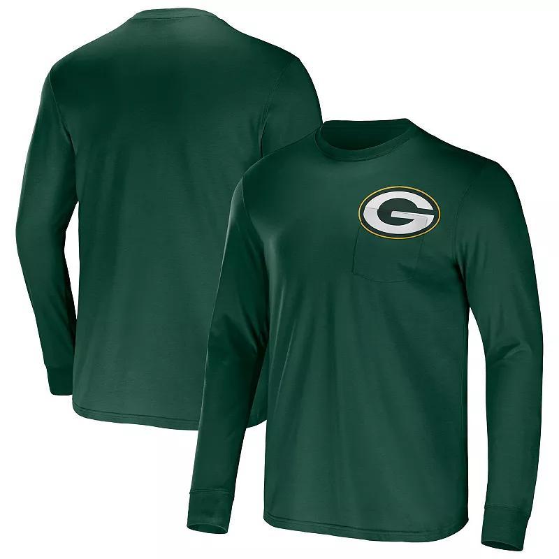 Mens NFL x Darius Rucker Collection by Fanatics Green Green Bay Packers Team Long Sleeve T-Shirt Product Image