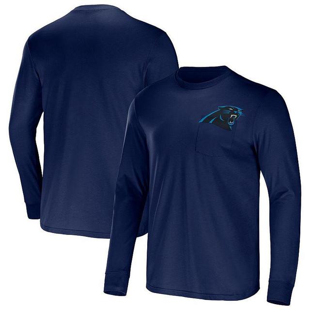 Mens NFL x Darius Rucker Collection by Fanatics Carolina Panthers Team Long Sleeve Pocket T-Shirt Product Image