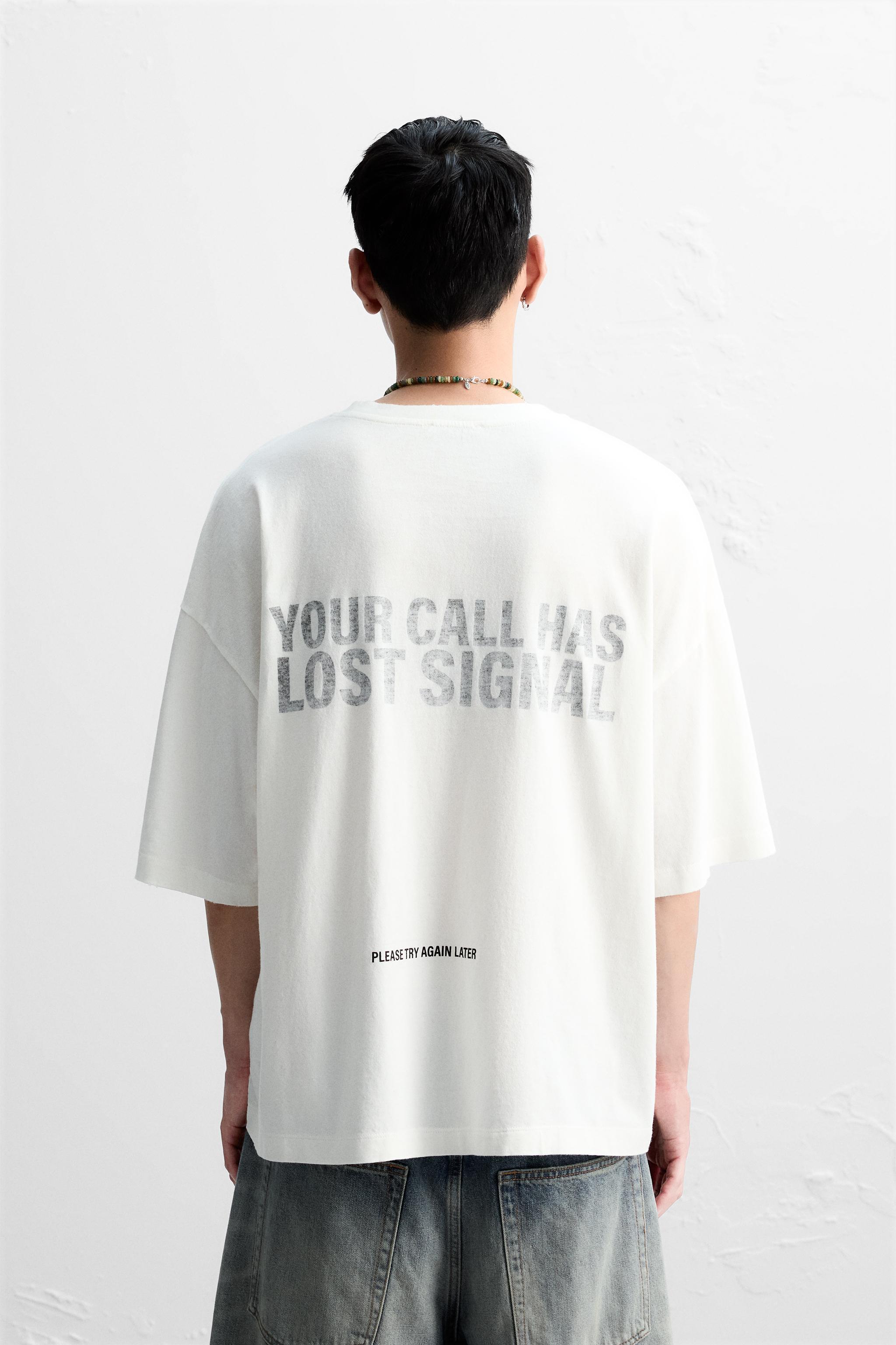 TEXT PRINT T-SHIRT Product Image