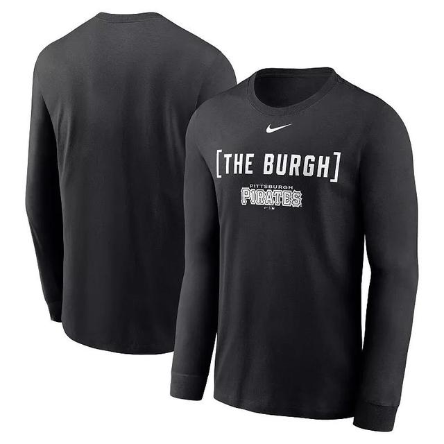 Mens Nike Pittsburgh Pirates Local Nickname Long Sleeve T-Shirt Product Image