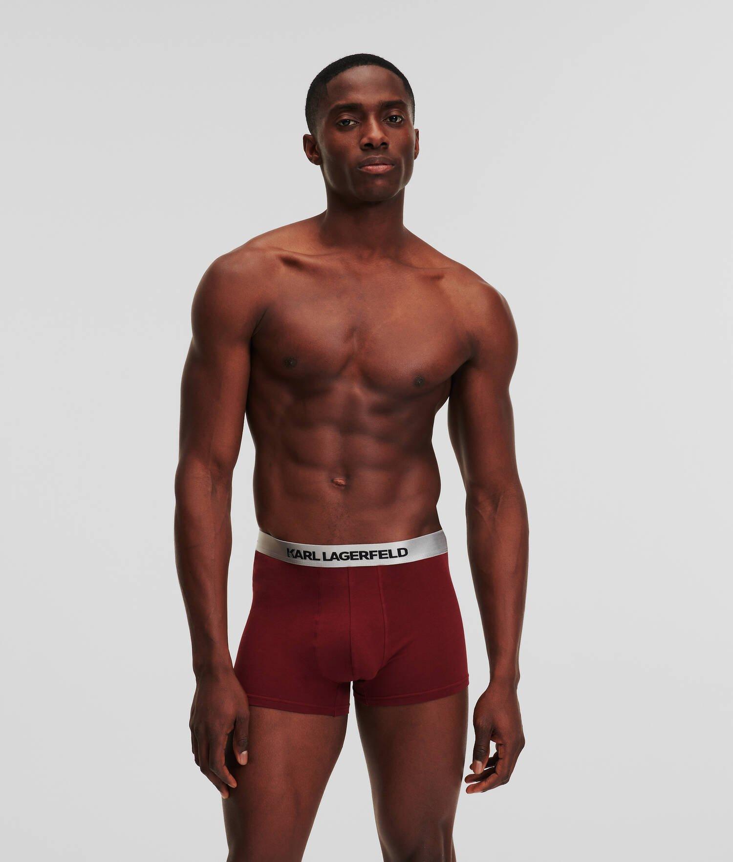 METALLIC KARL LOGO TRUNKS – 3 PACK Product Image