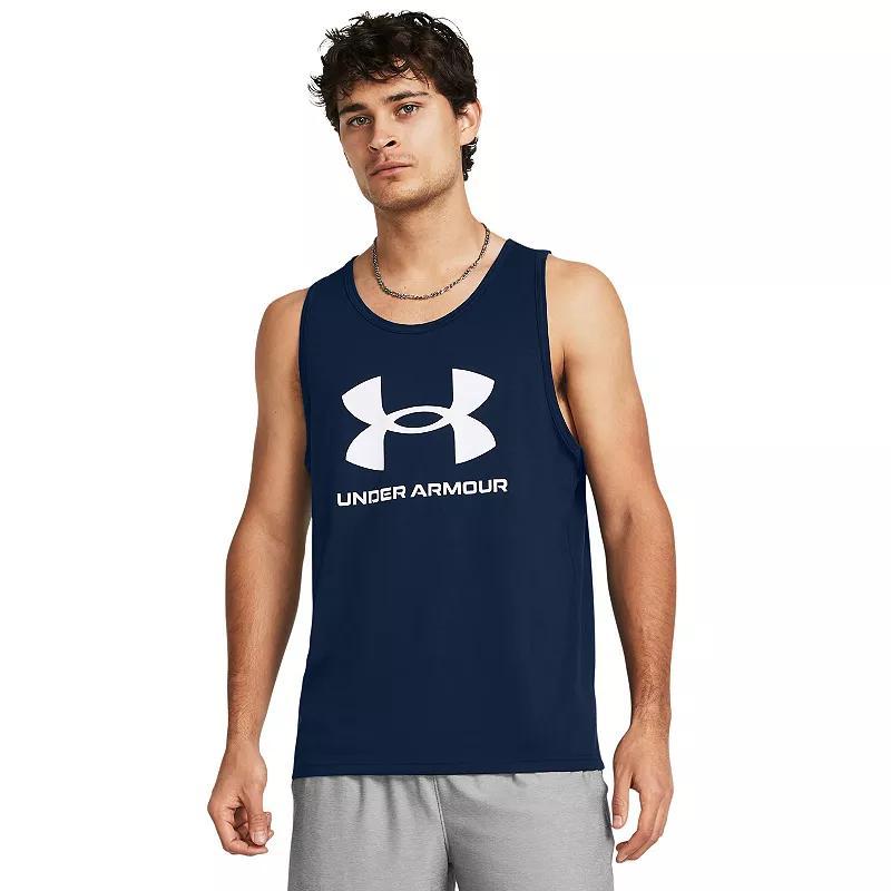 Mens Under Armour Sportstyle Logo Tank Top Product Image