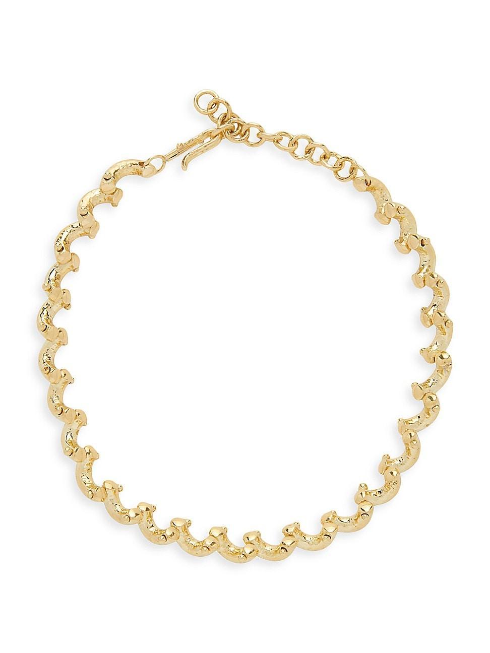 Womens Goldtone Vine Chain Necklace product image