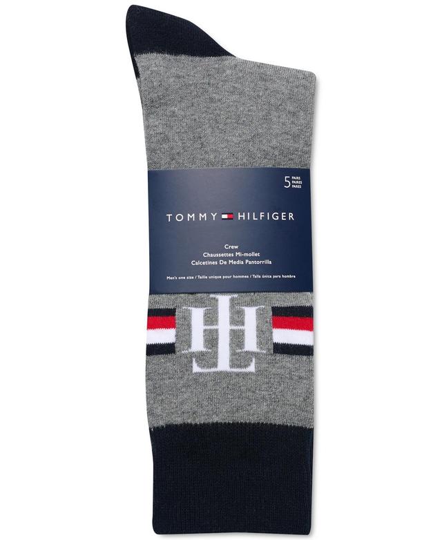 Tommy Hilfiger Mens 5pk. Logo Crew Socks Product Image