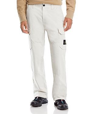 Stone Island Relaxed Fit Straight Leg Cargo Pants Product Image