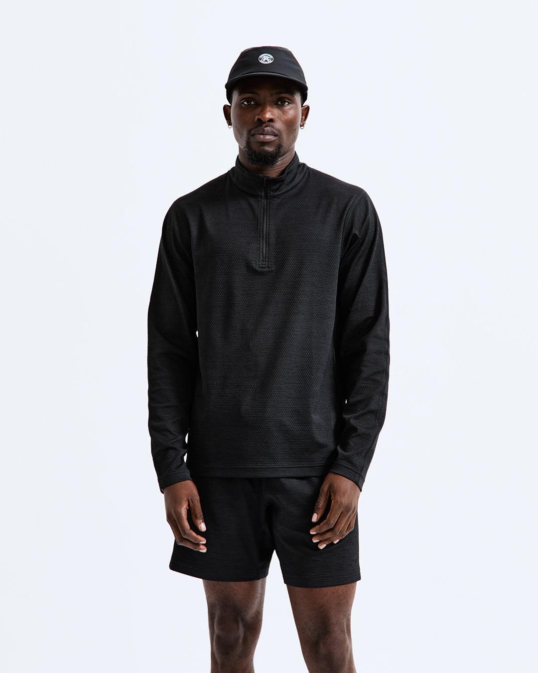 Solotex Mesh Tiebreak Quarter Zip Male Product Image