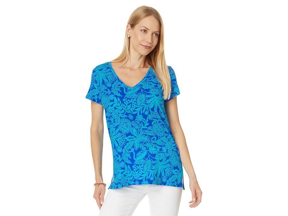 Lilly Pulitzer Meredith Tee (Martinique Jungle Oasis) Women's Clothing Product Image