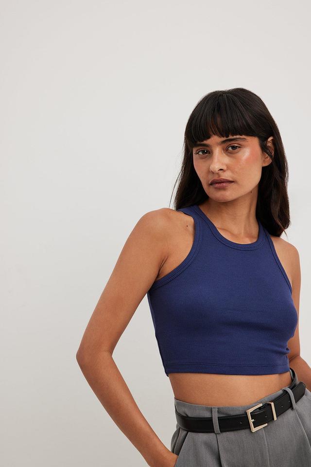 Ribbed Cropped Tank Product Image