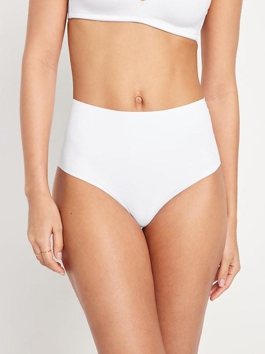 High-Waisted No-Show Brief Underwear Product Image