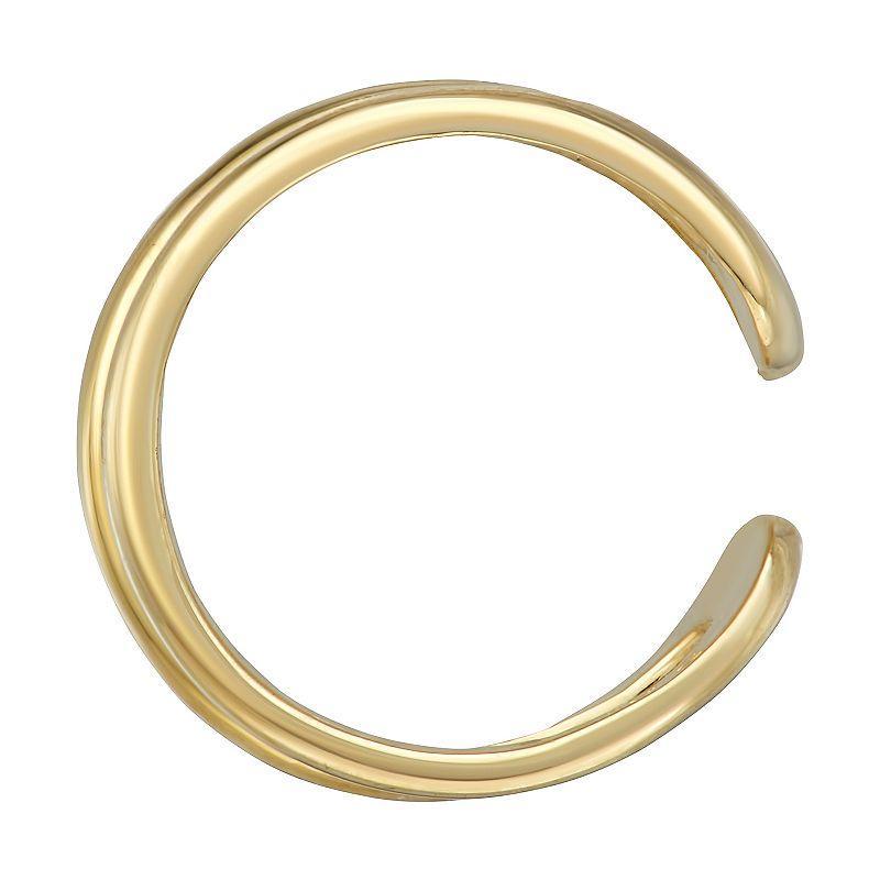 14k Gold Double Row Ear Cuff, Womens Product Image