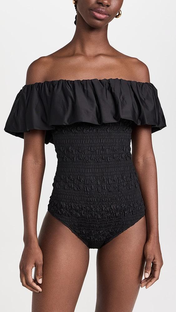 Sea Smocked Strapless One Piece | Shopbop Product Image