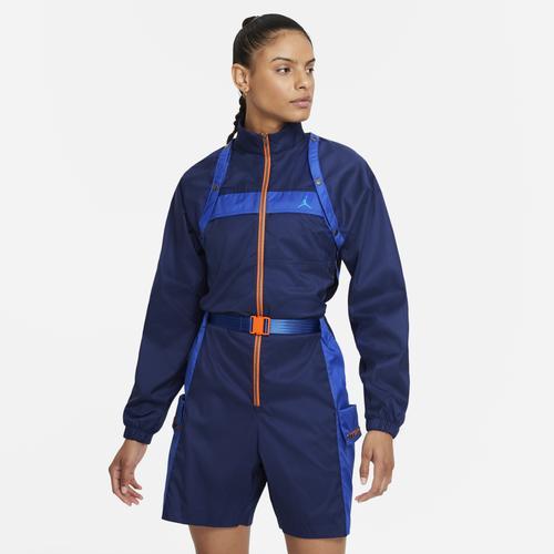 Jordan Womens Next Utility Flightsuit - Blue/Blue Product Image