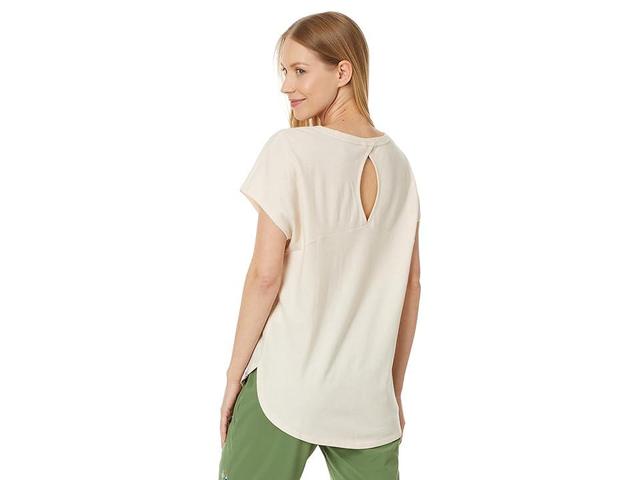 Smartwool Short Sleeve Swing Top (Almond) Women's Clothing Product Image