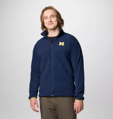 Columbia Men's Collegiate Flanker IV Fleece Jacket - Michigan- Product Image