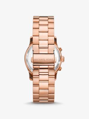 Oversized Pavé Logo -Tone Watch Product Image