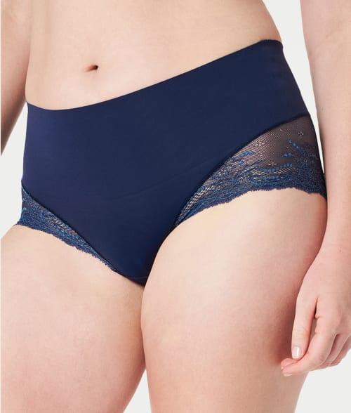 Spanx Undie-tectable Lace Hi-Hipster in black Product Image