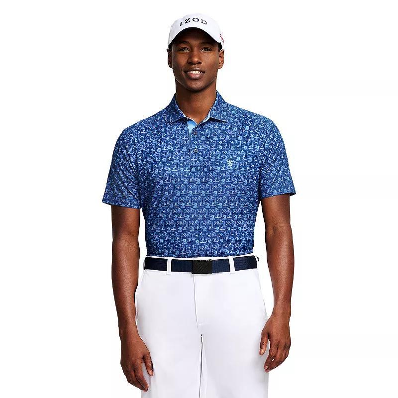 Mens IZOD Printed Golf UPF 50 Polo Product Image