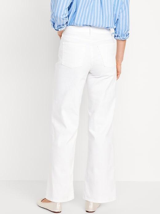 High-Waisted Wow Wide-Leg Jeans Product Image