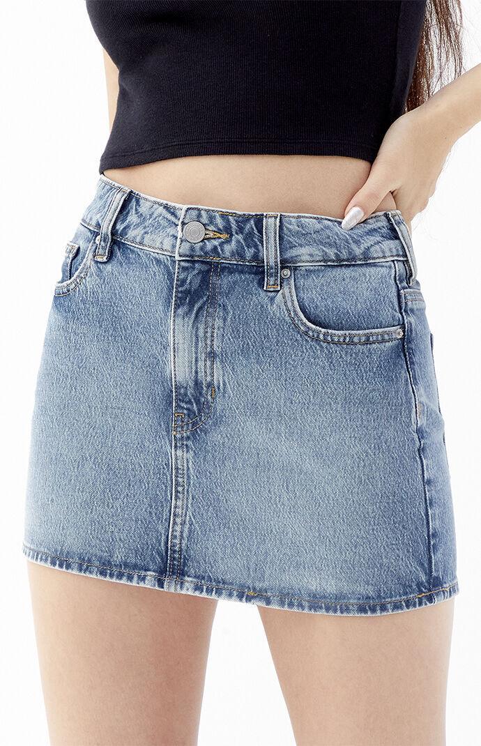 PacSun Bella Denim Miniskirt Product Image