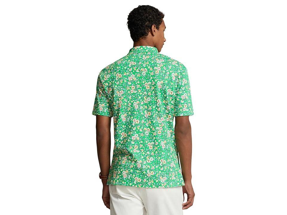 Polo Ralph Lauren Classic Fit Floral Soft Cotton Polo (Palais Floral Stem) Men's Short Sleeve Knit Product Image