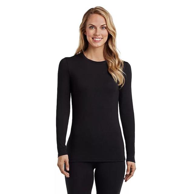 Plus Size Cuddl Duds Softwear with Stretch Long Sleeve Top, Womens Product Image