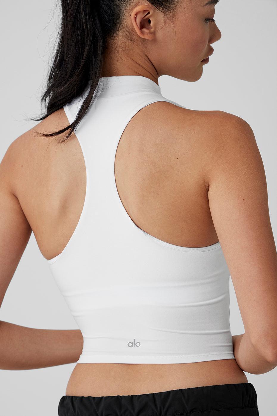 Alosoft Top That Bra Tank - White Product Image