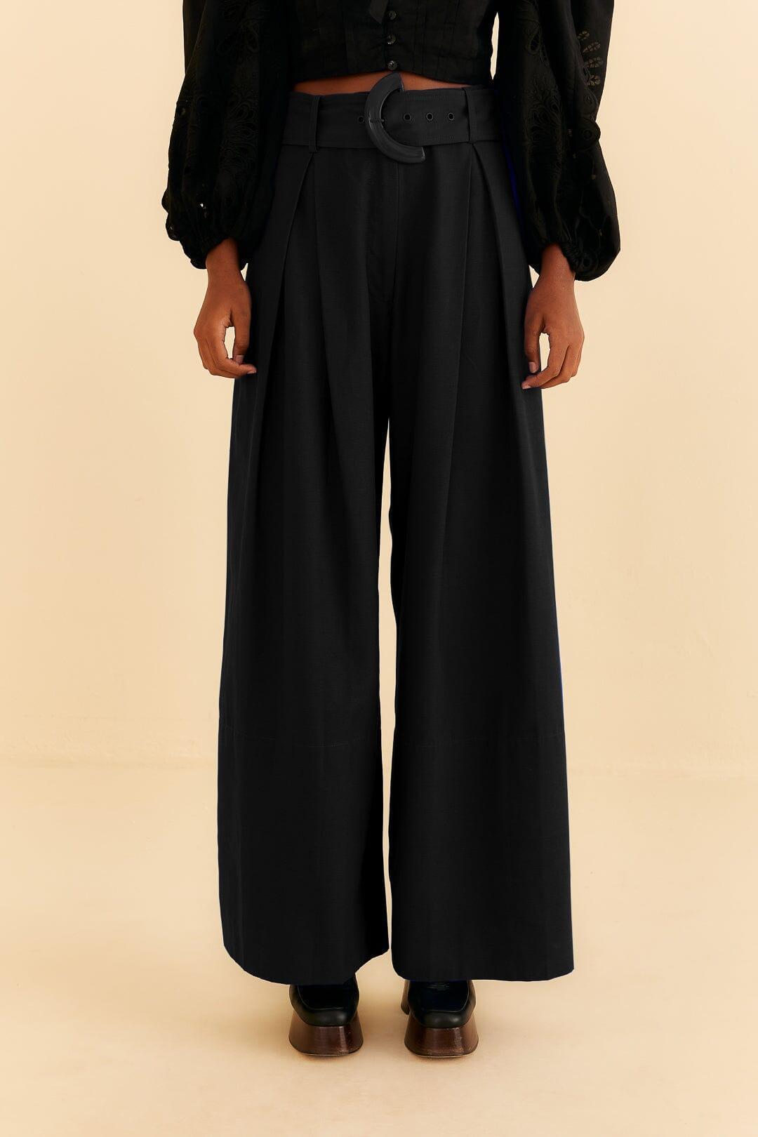 Black Tailored Pants Product Image