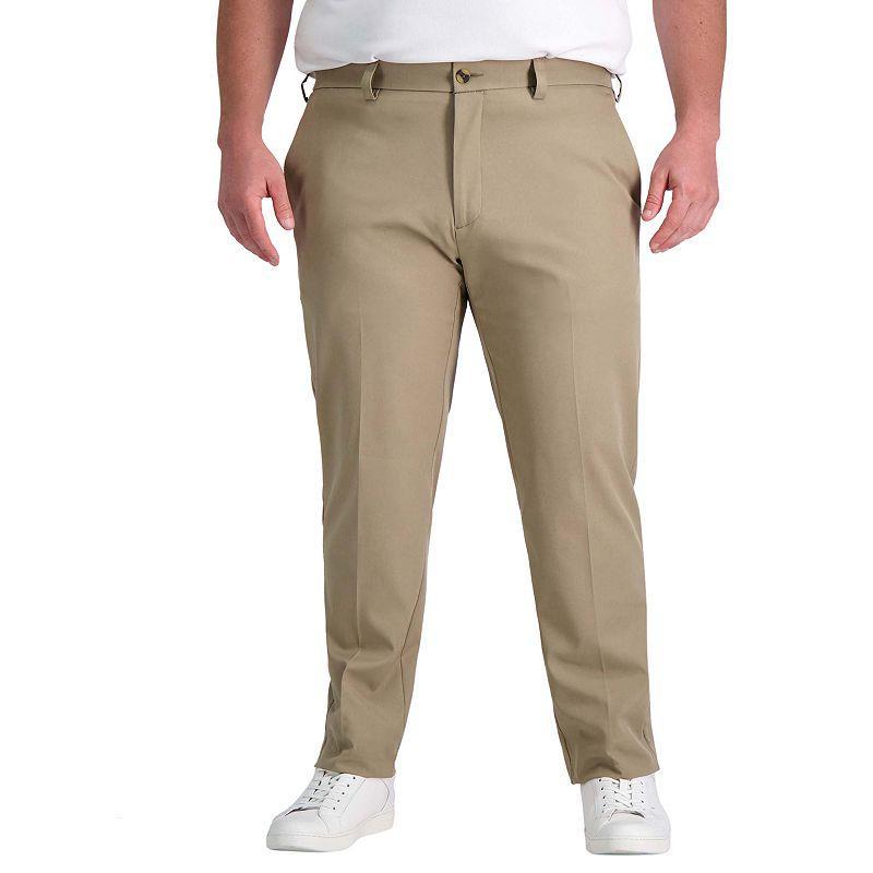 Big & Tall Haggar Cool Right Performance Flex Pants, Mens Med Green Product Image