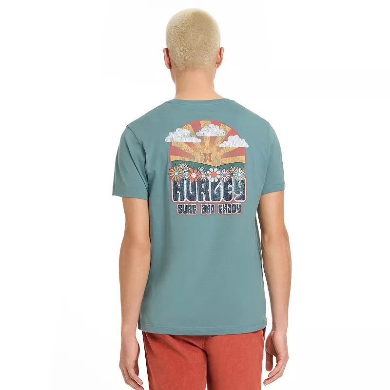 Mens Hurley Double Palm Graphic Tee Product Image