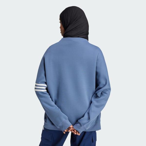 Neuclassics Oversized Mock Neck Sweatshirt Product Image