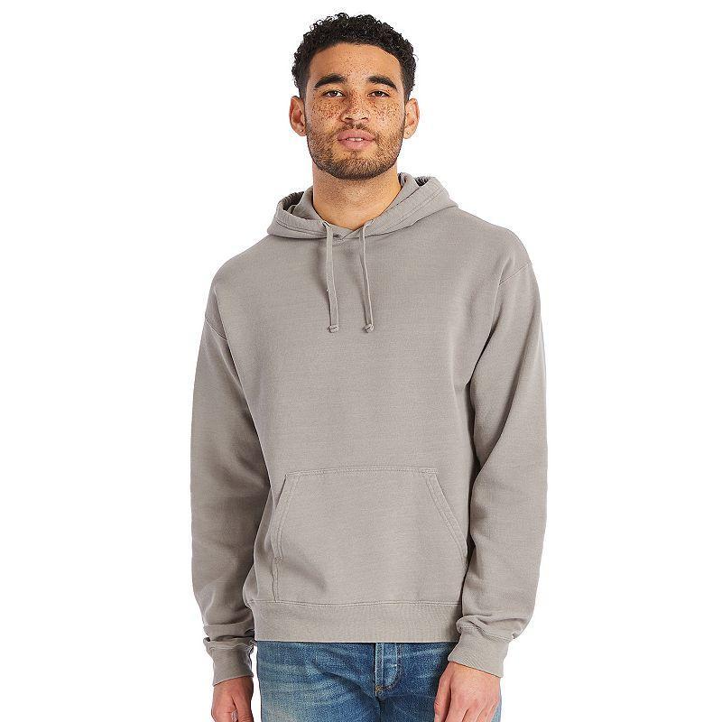 Mens Hanes Originals Garment Dyed Fleece Pullover Hoodie Product Image