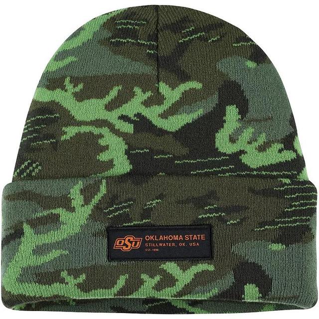 Mens Nike Camo Oklahoma State Cowboys Veterans Day Cuffed Knit Hat Product Image