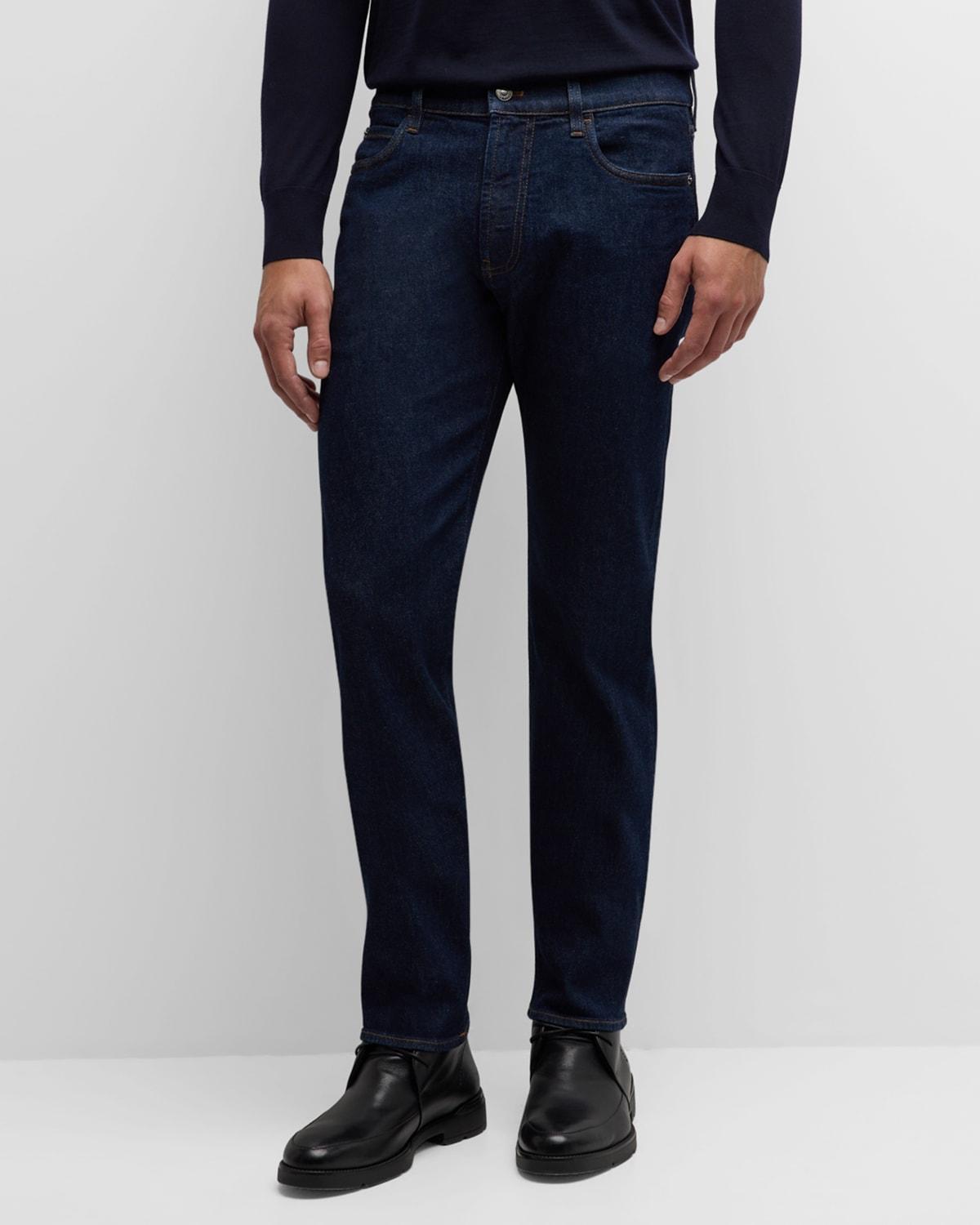 Mens Quarona Kurashiki Slim Denim Trousers Product Image