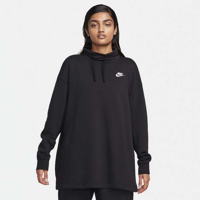 Womens Nike Sportswear Club Fleece Oversized Mock-Neck Sweatshirt Product Image