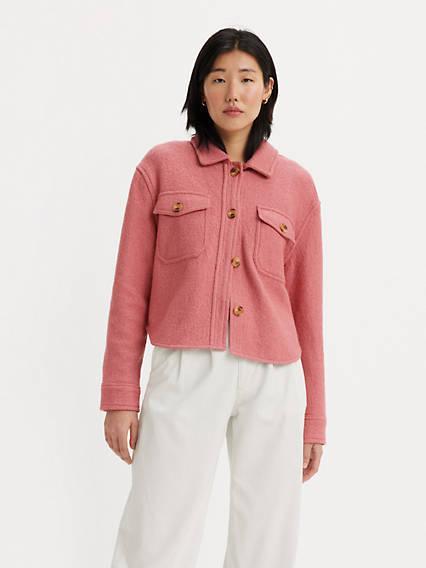 Levis Cropped Shacket - Womens Product Image