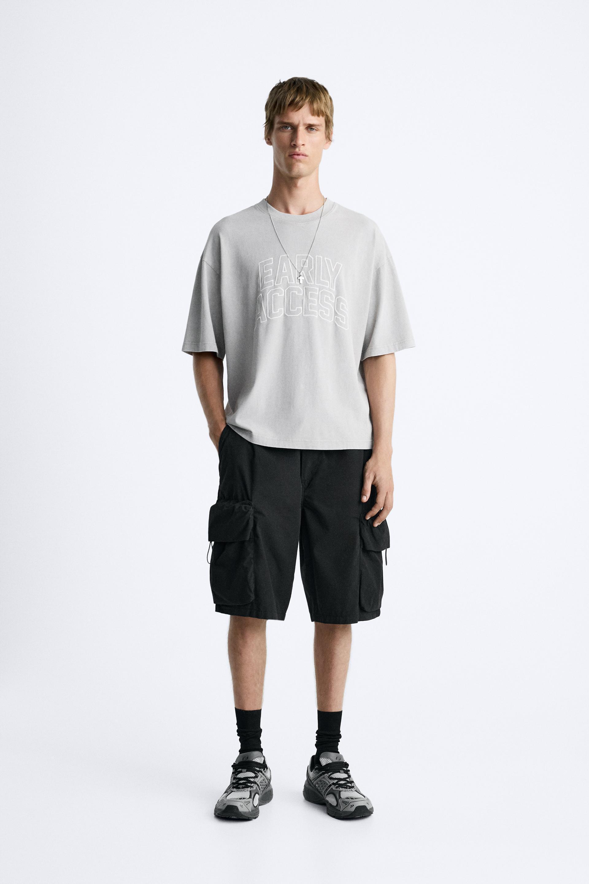 WASHED CARGO SHORTS Product Image