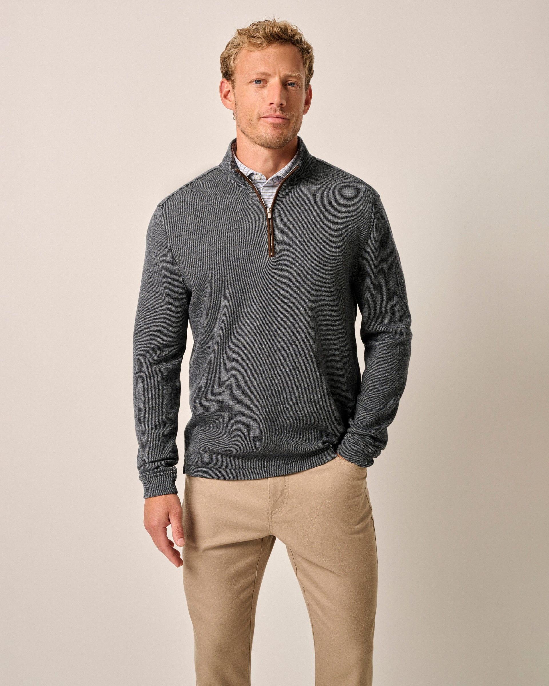 johnnie-O Carlson Merino 1/4 Zip Pullover Product Image