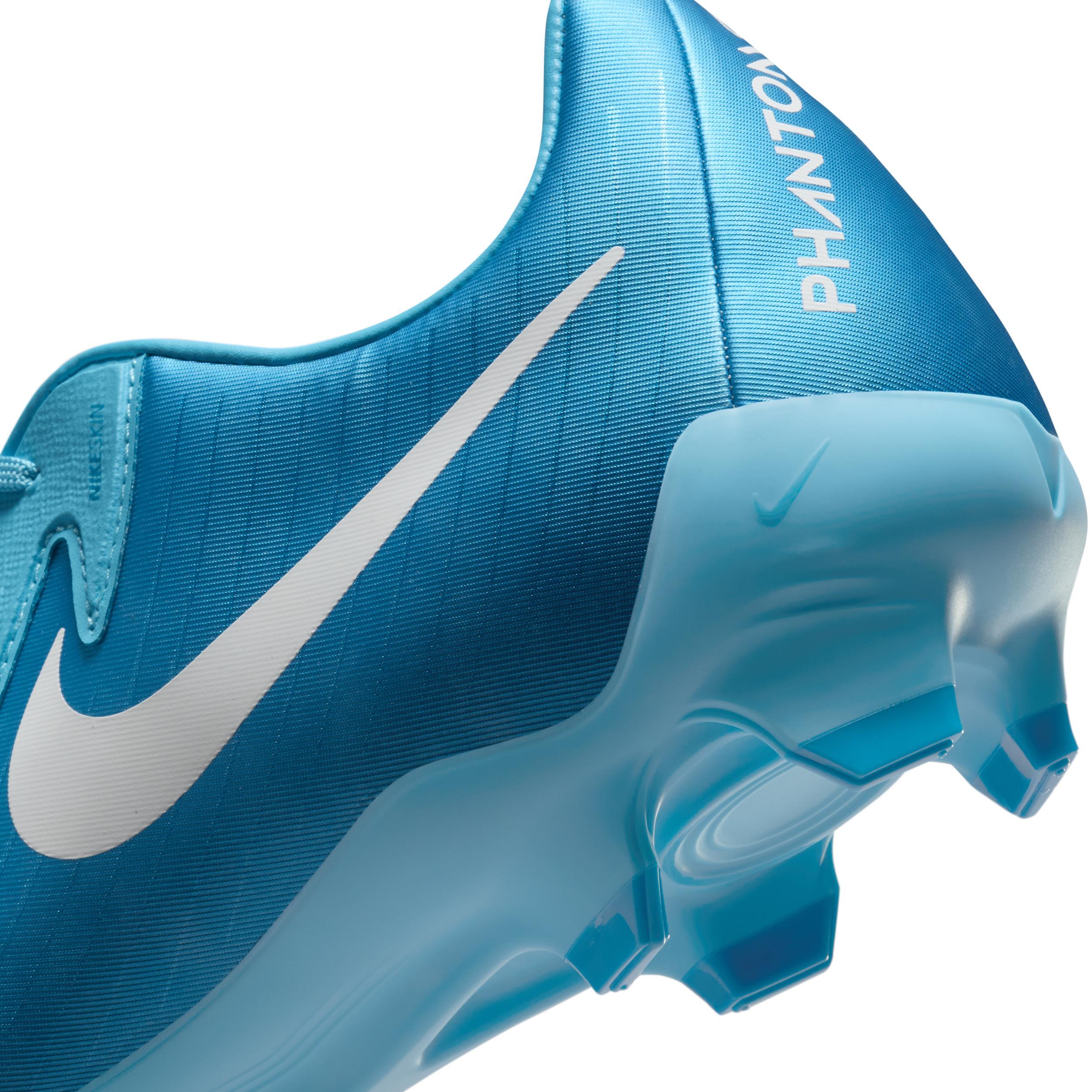 Nike Mens Phantom GX II Academy FG/MG - Soccer Shoes Blue Fury/White Product Image