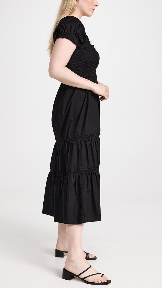 o.p.t Square Neck Smocked Maxi Dress | Shopbop Product Image