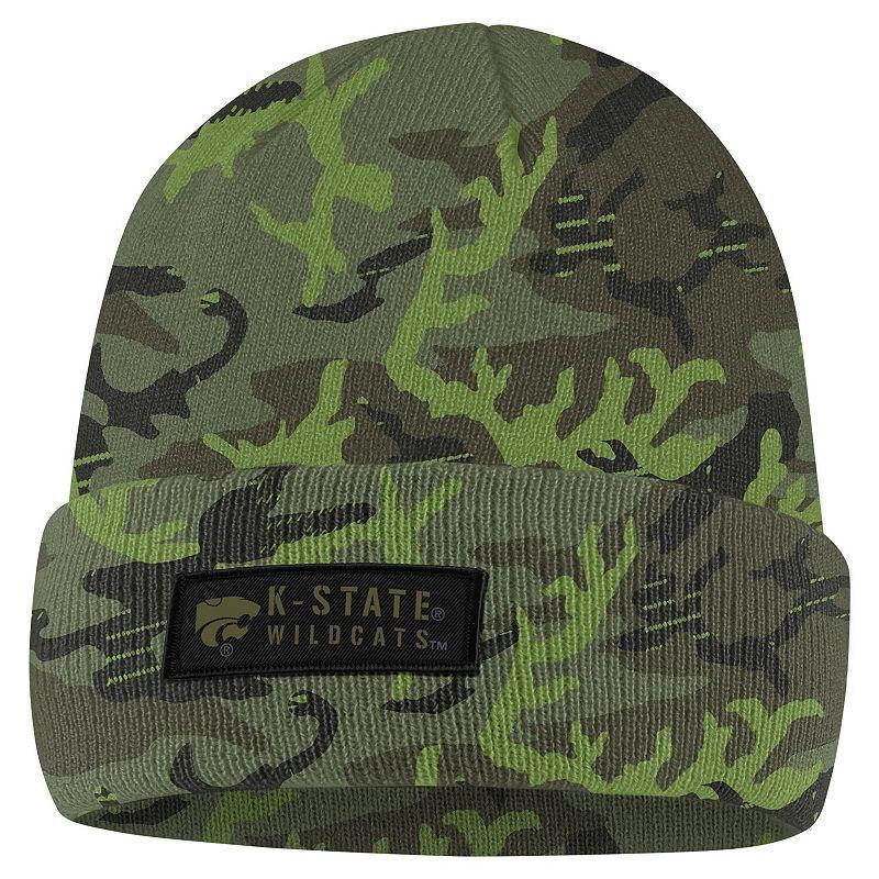 Jordan Brand Mens Nike Camo Michigan Wolverines Military Pack Cuffed Knit Hat Product Image