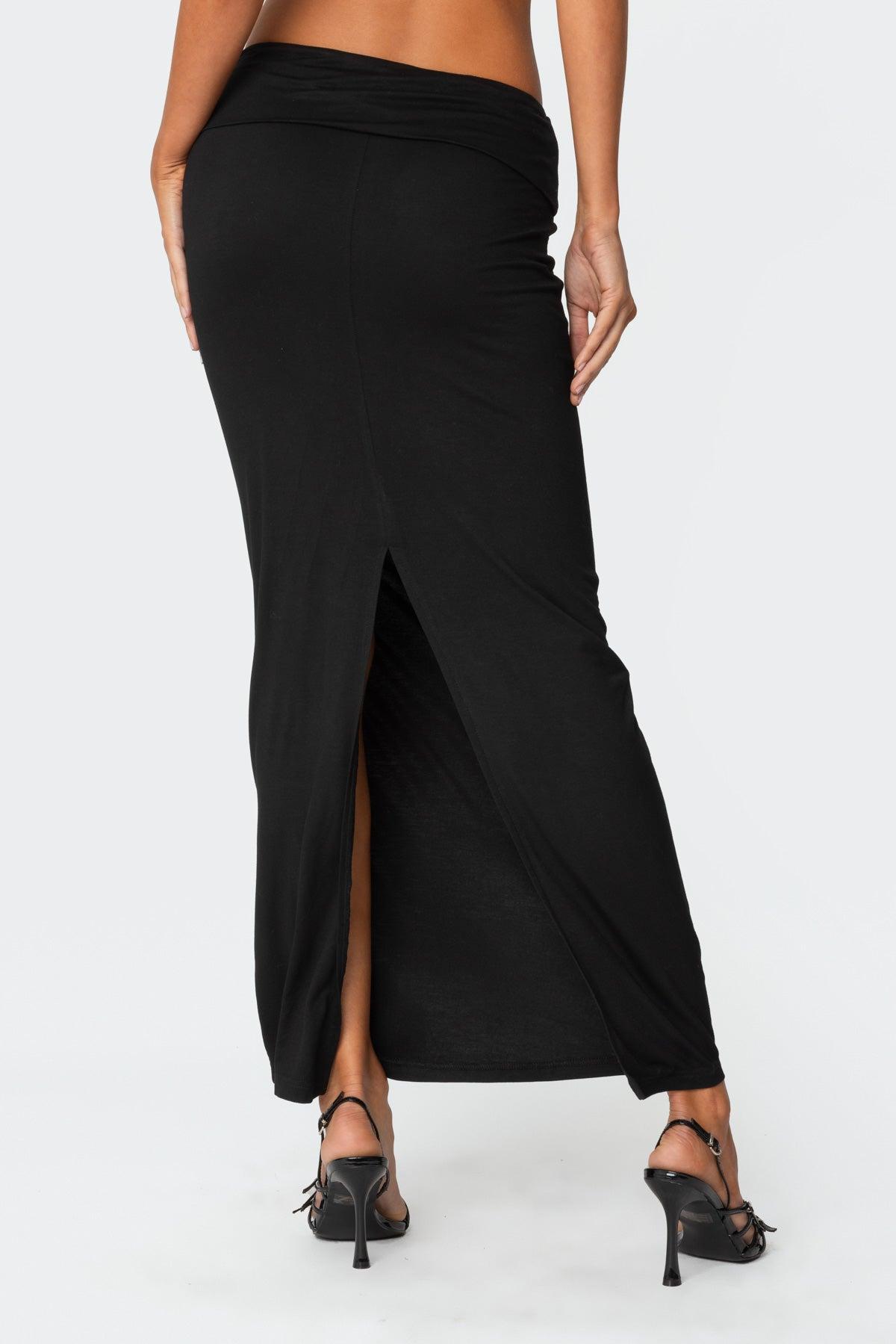 Johanna Fold Over Maxi Skirt Product Image