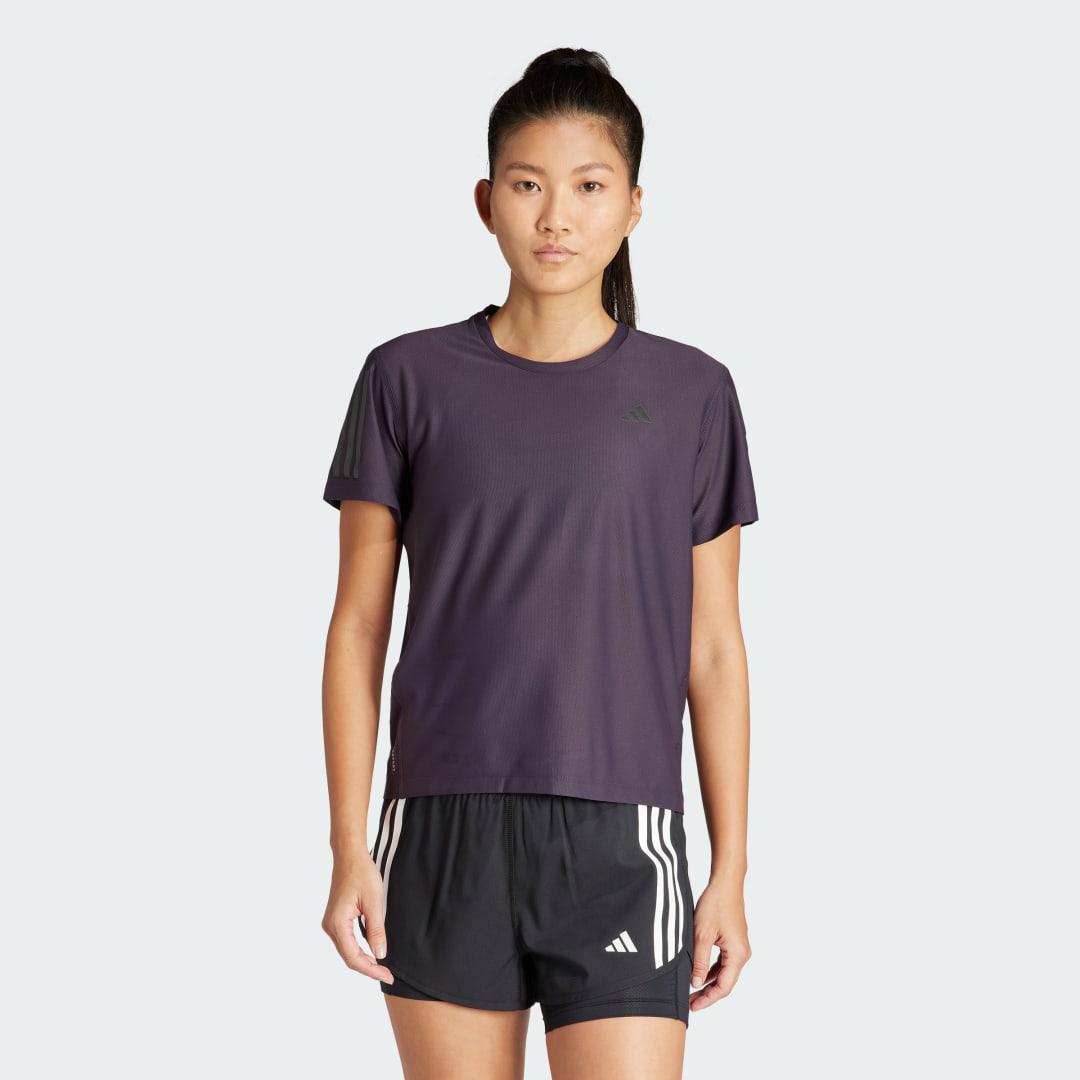 adidas Own The Run Tee Preloved Fig S Womens Product Image