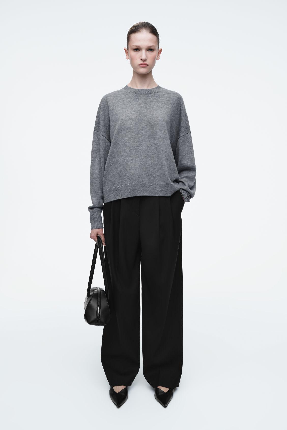 MERINO WOOL CREW-NECK JUMPER Product Image