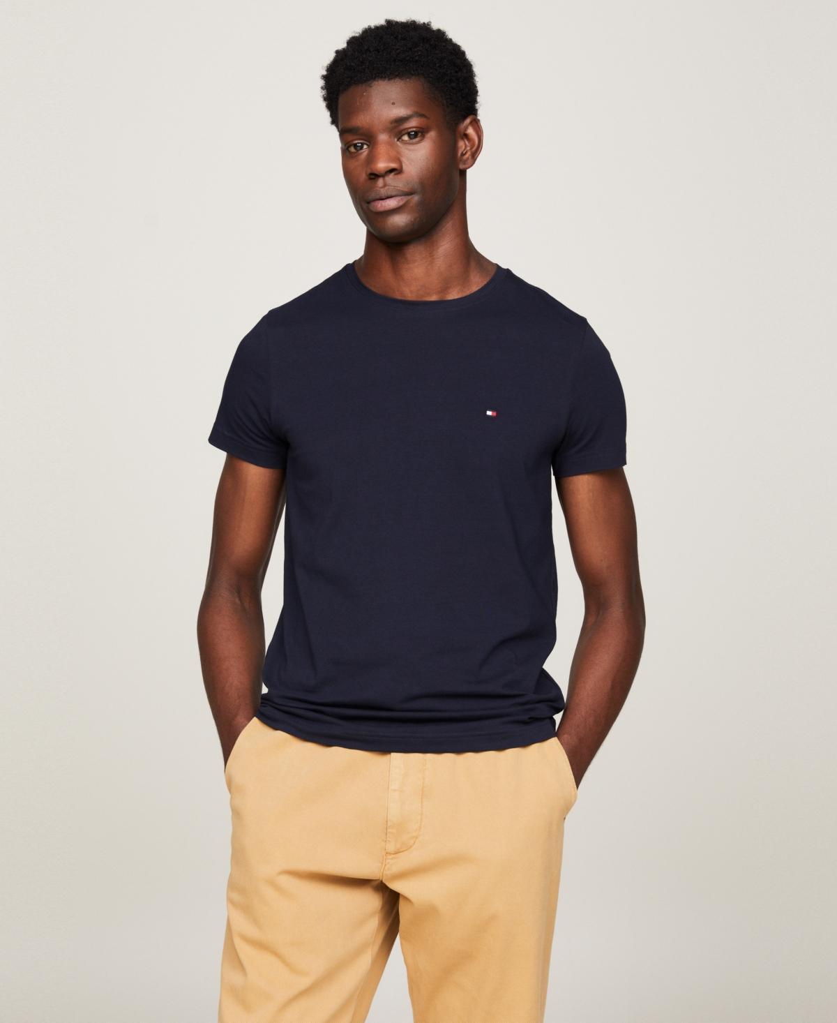 Tommy Hilfiger Mens Stretch Cotton Slim-Fit T-Shirt Product Image