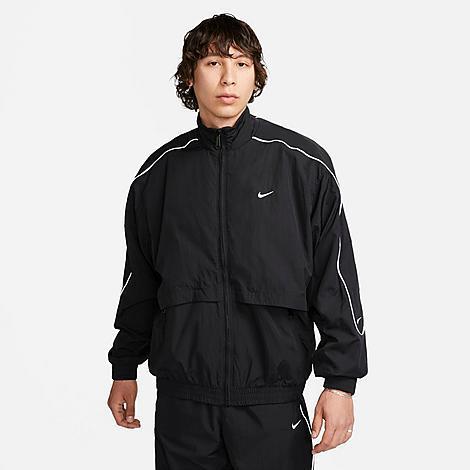 Mens Nike Sportswear Solo Swoosh Woven Track Jacket Product Image