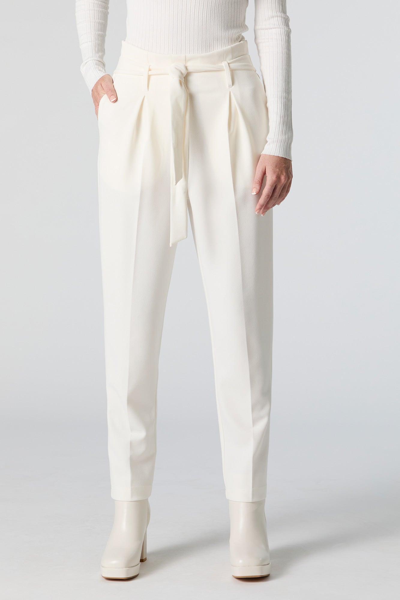 Crepe Paperbag Dress Pant Female Product Image