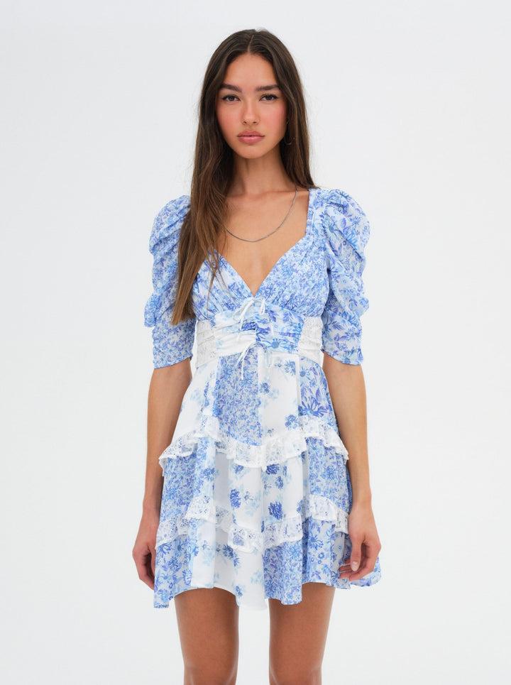 Rosalyn Mini Dress — Blue product image